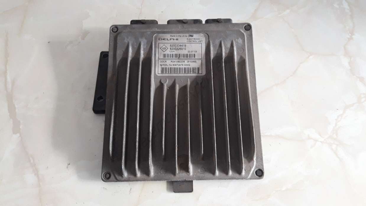 Centralita del motor Renault Megane Scenic 8200334419 8200326910  DELPHI R0410B020B - foto 1