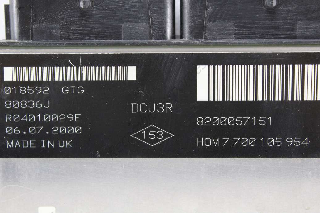Centralita del motor Renault Megane Scenic R04010029E DCU3R 8200057151  HOM7700105954 HOM 7 700 105 954 7700105954 - foto 2