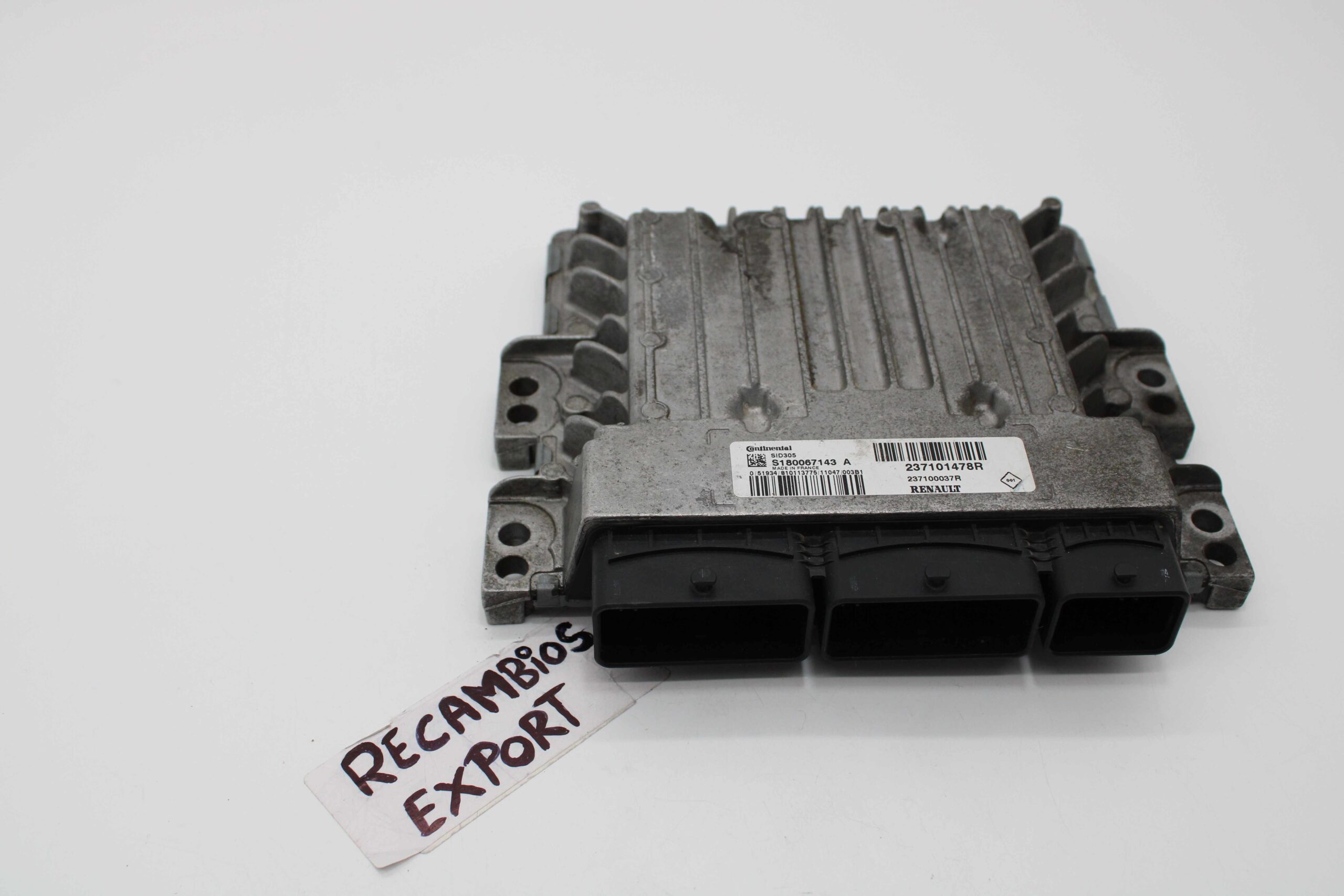 Centralita del motor Renault Scenic S180067143A S180067143 A 237101478R 237100037R - foto 1