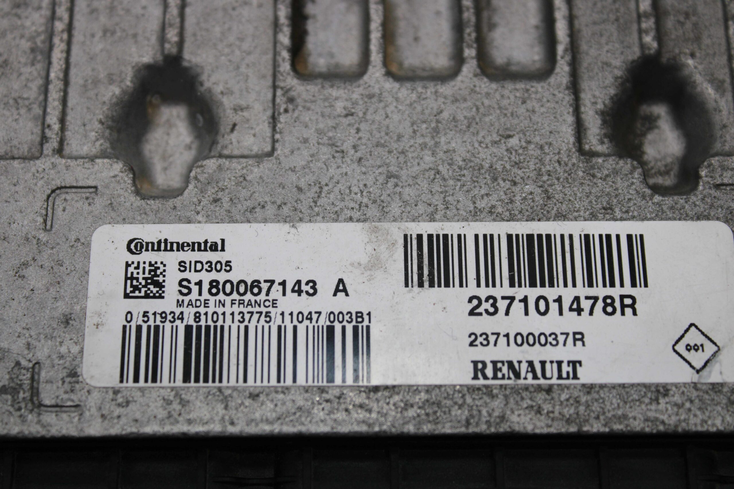 Centralita del motor Renault Scenic S180067143A S180067143 A 237101478R 237100037R - foto 2