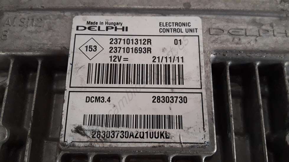 Centralita del motor Renault Twingo 237101312R 237101693R 28303730 - foto 2