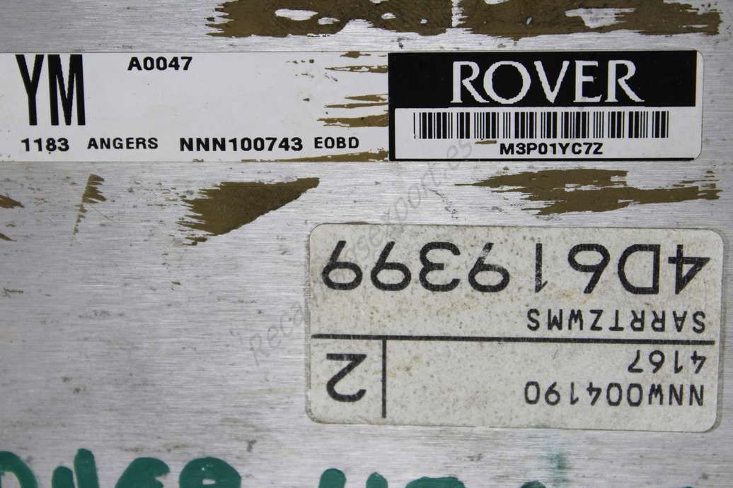 Centralita del motor Rover 45 NNW004190 4D619399 - foto 2