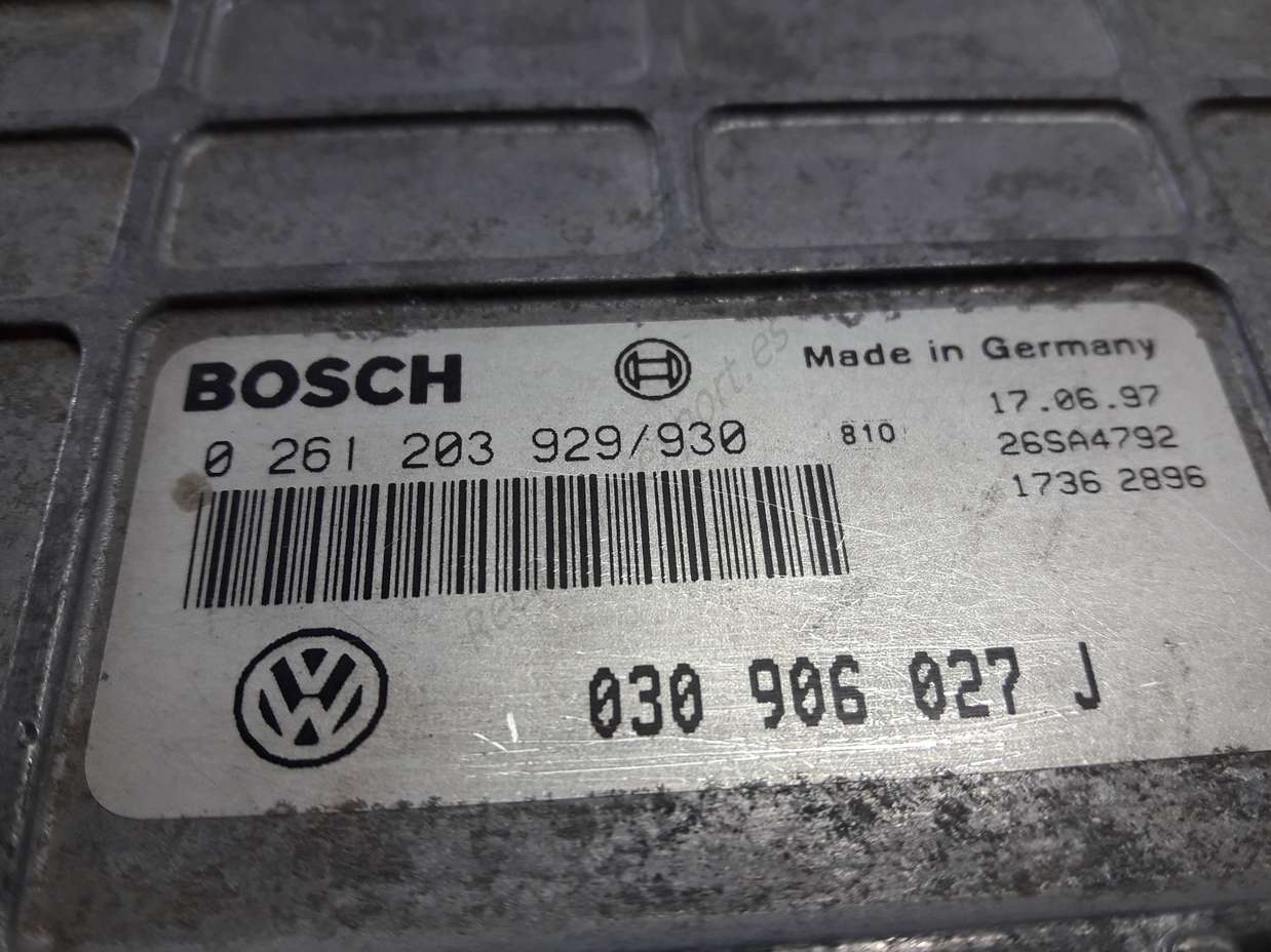 Centralita del motor Seat Arosa Lupo Polo 030906027J 030 906 027 J BOSCH 0261203929 0 261 203 929 0261203929930 - foto 2