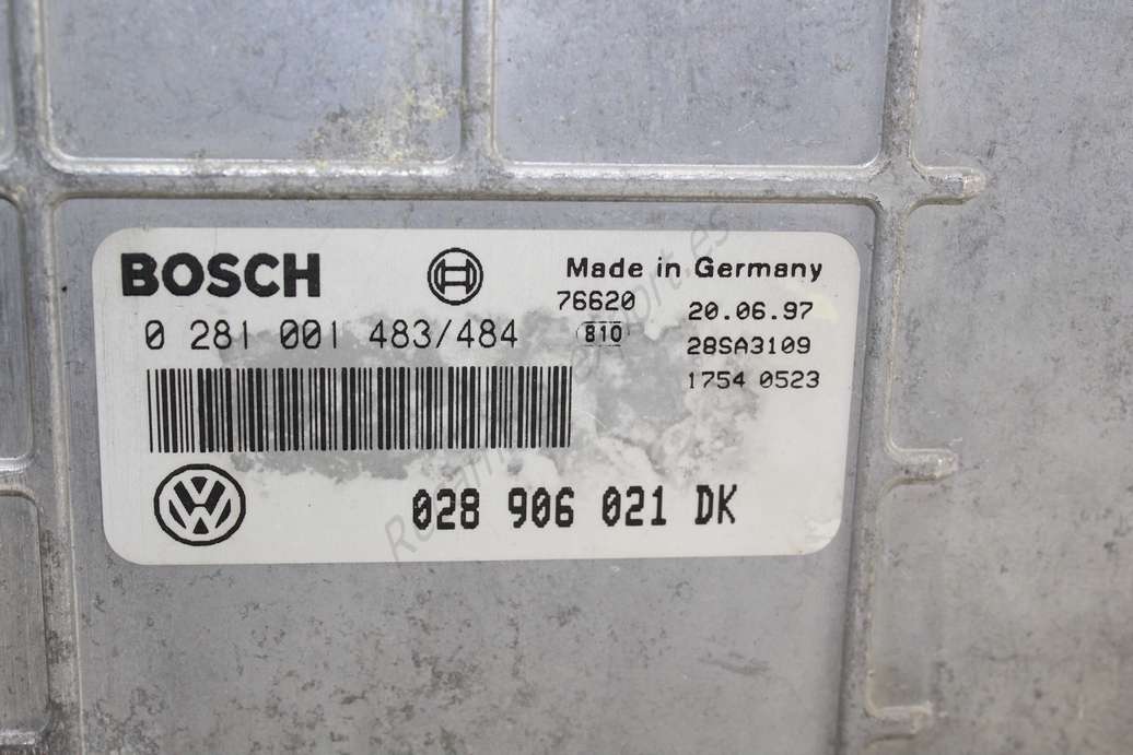 Centralita del motor Seat Cordoba Ibiza 028906021DK 028 906 021 DK BOSCH 0281001484 - foto 2