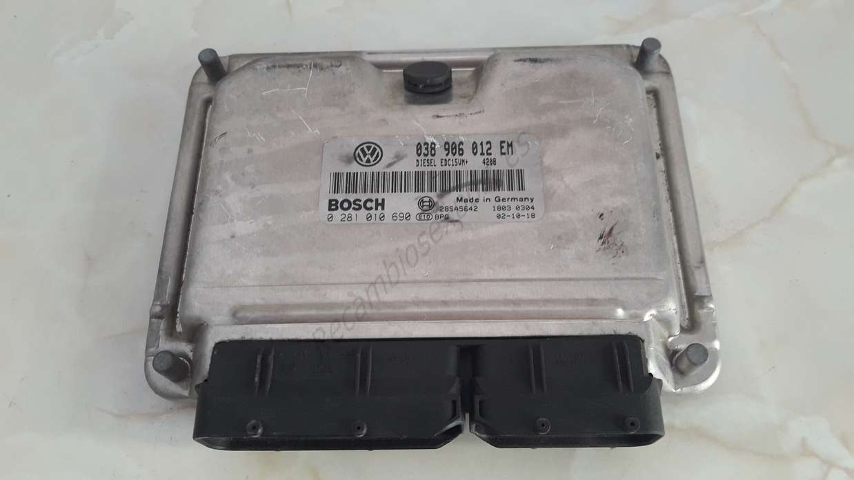 Centralita del motor Seat Cordoba Ibiza 038906012EM 038 906012 EM BOSCH 0281010690 0 281 010 690 - foto 1