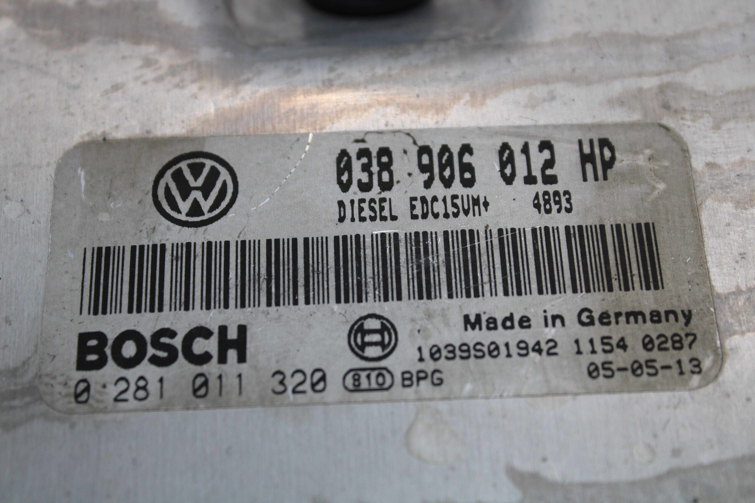Centralita del motor Seat Ibiza Cordoba 038906012HP 038 906 012 HP BOSCH 0281011320 0 281 011 320 DIESEL EDC15VM 1039S01942 - foto 2