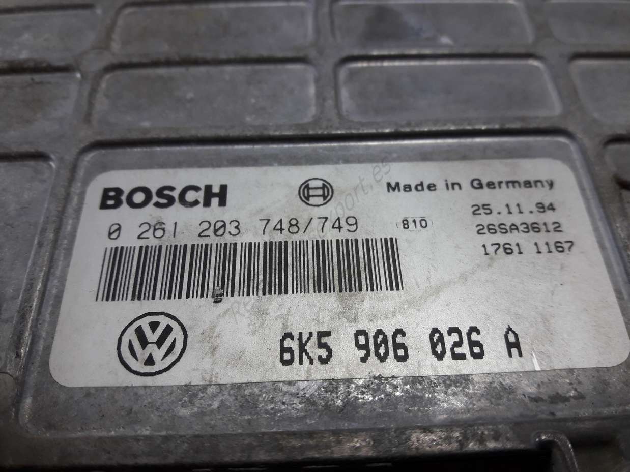 Centralita del motor Seat Ibiza Cordoba 6K5 906 026 A 6K5906026A 26SA3612 BOSCH 0 261 203 748 0261203748/749 - foto 2