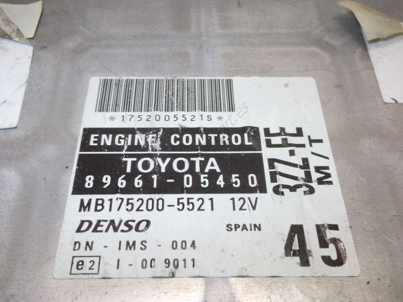 Centralita del motor Toyota 8966105450 89661-05450 DENSO MB1752005521 MB175200-5521 - foto 2