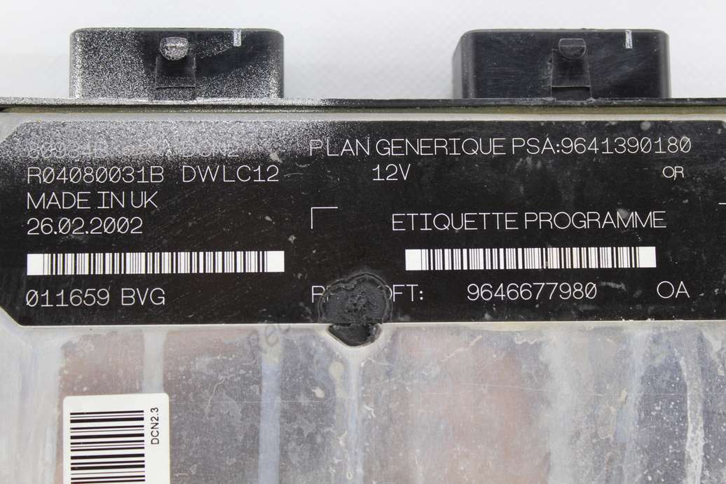 Centralita del motor UCE Citroen Xsara Berlingo 9641390180 9646677980 R04080031B - foto 2