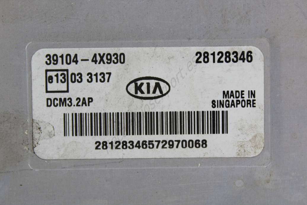 Centralita del motor UCE Kia Carnaval 391044X930 39104-4X930 DCM32AP DCM3.2AP - foto 2