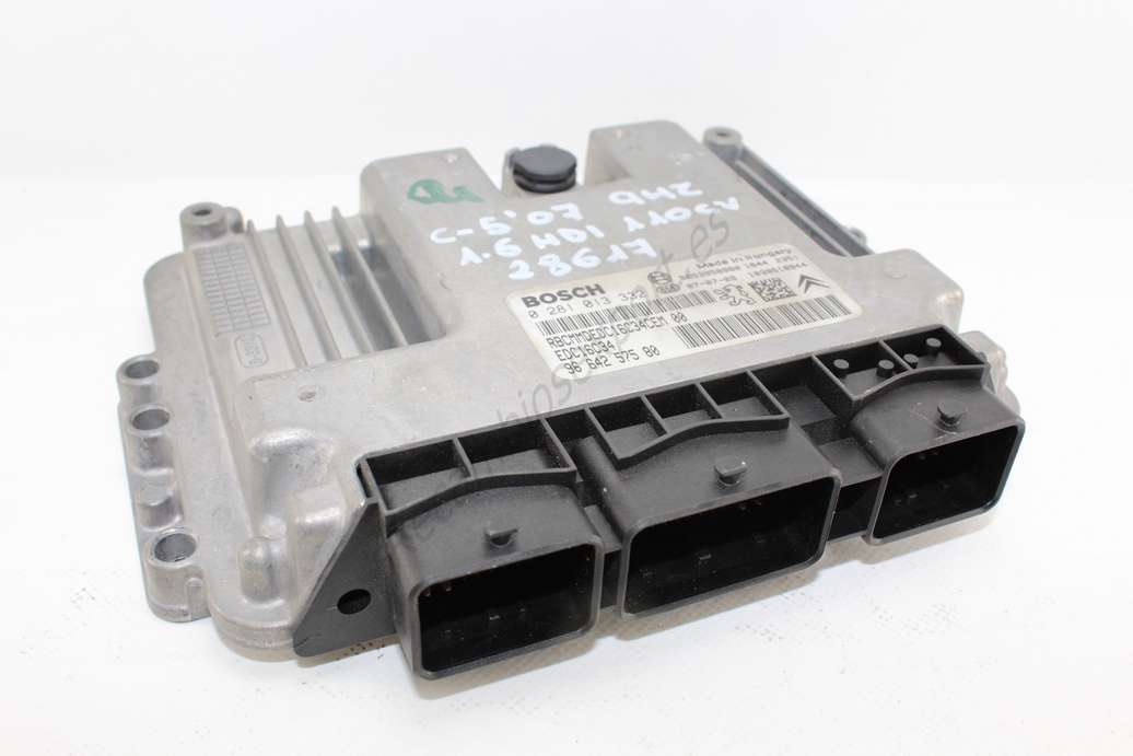 Centralita del motor UCE Peugeot 307 308 Citroen C4 9653958980 9664257580 96 642 575 80 Bosch 0281013332 0 281 013 332 1039S18944 - foto 1