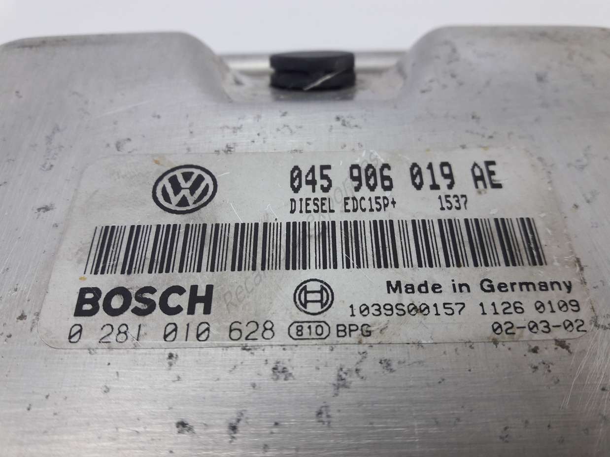 Centralita del motor VW Lupo 045906019AE 045 906 019 AE 0281010628 0 281 010 628 - foto 2