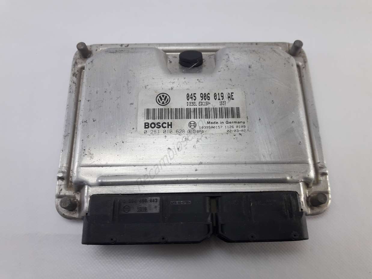 Centralita del motor VW Lupo 045906019AE 045 906 019 AE 0281010628 0 281 010 628 - foto 1
