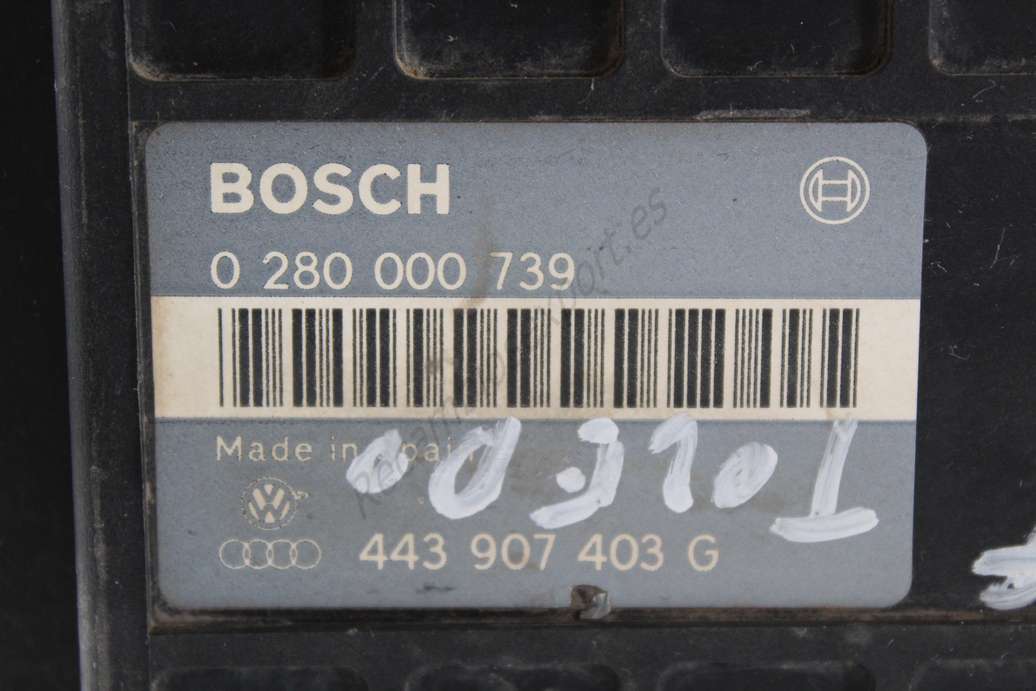 Centralita del motor VW Volkswagen Audi 443907403G 443 907 403 G BOSCH 0280000739 0 280 000 739 - foto 2