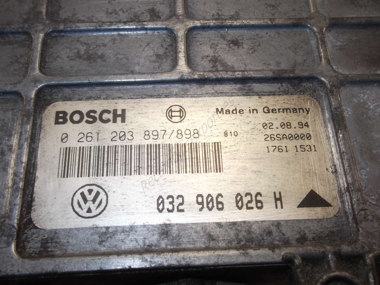 Centralita del motor VW Volkswagen Polo 032906026H 032 906 026 H BOSCH 0261203897898 0261 203 897898 0261203897 - foto 2