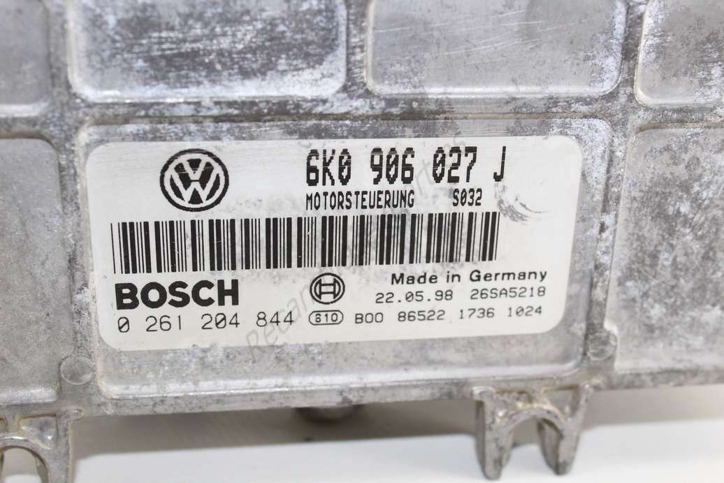 Centralita del motor VW Volkswagen Polo Caddy 6K0 906 027 J 6K0906027J  BOSCH 0 261 204 844 0261204844 - foto 2