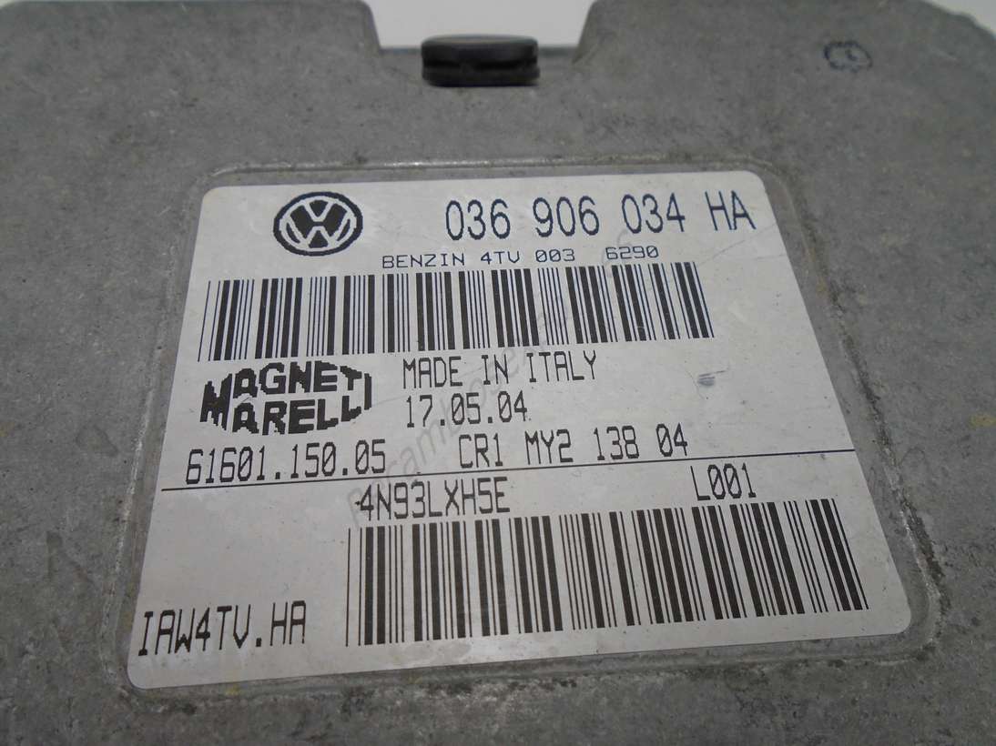 Centralita del motor Volkswagen VW Seat 036906034HA 036906 034 HA Magneti Marelli 6160115005 61601. 150. 05 IAW4TVHA IAW4TV. HA - foto 2