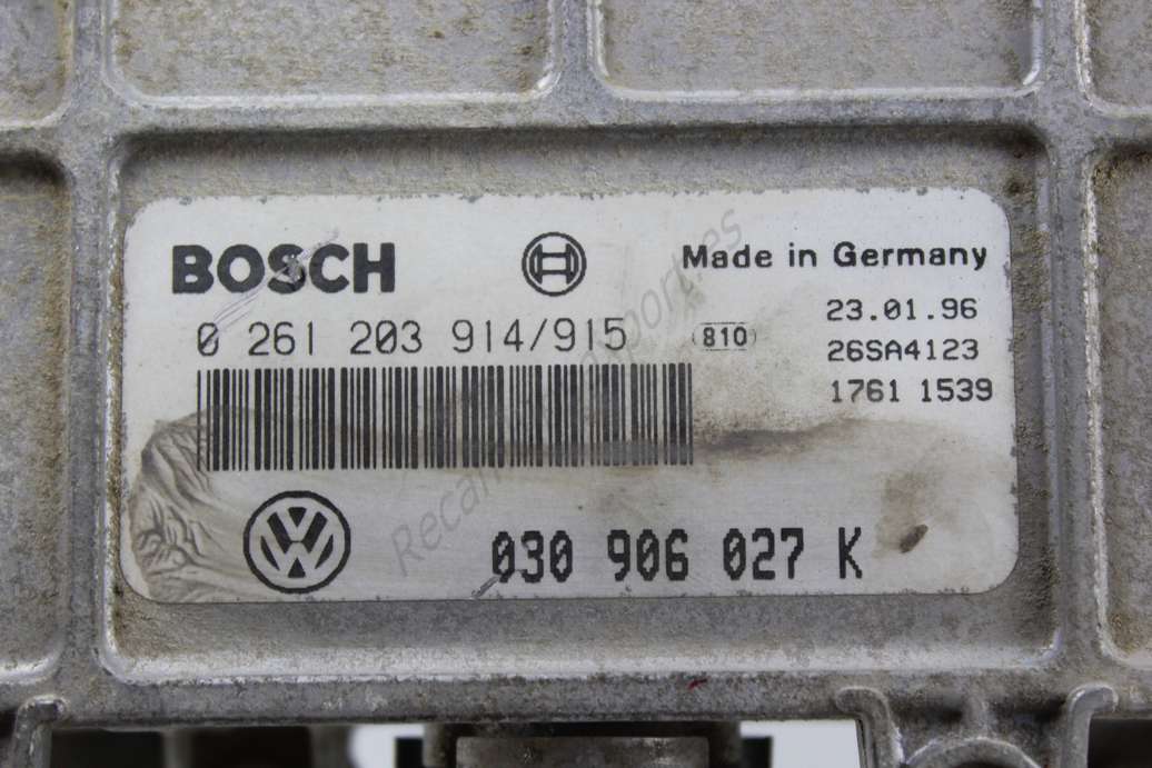 Centralita del motor VW Polo 030906027K 030 906 027 K Bosch 0261203914/915 0261203914915 0261203914 0 261 203 914/915 - foto 2