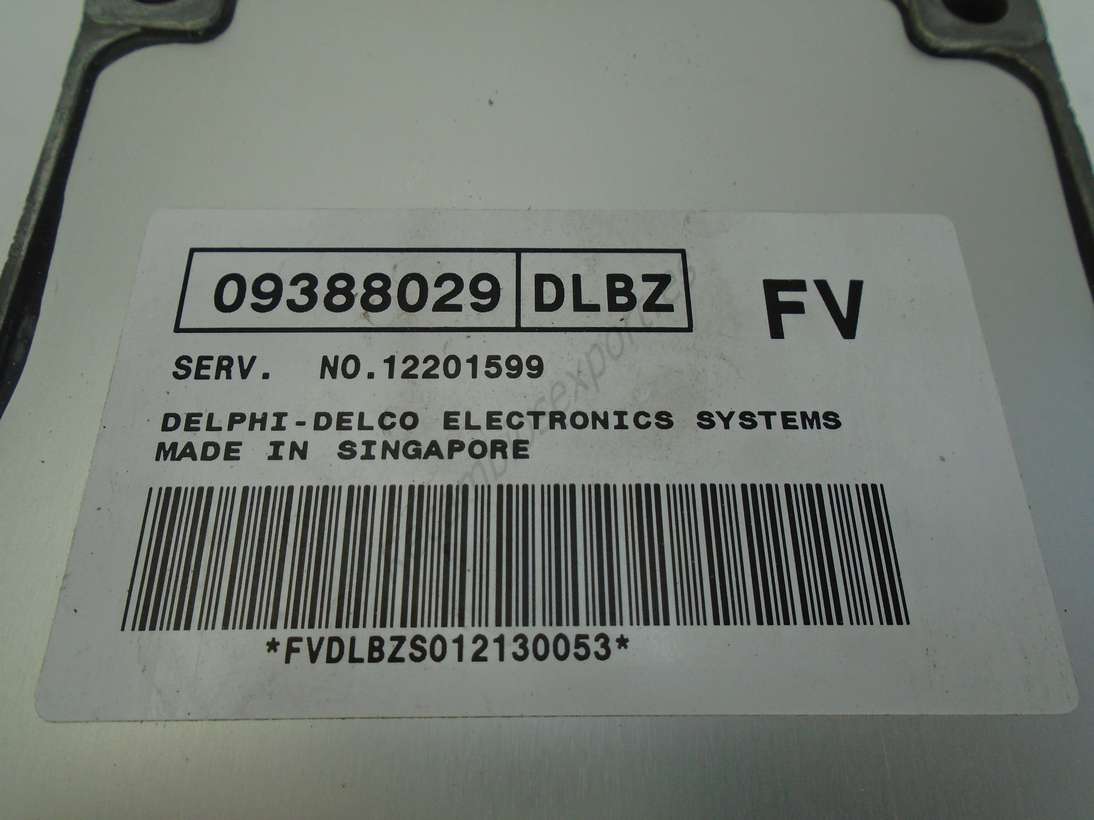 Centralita del motor delphi daewoo lanos 09388029 DLBZ FV 12201599 - foto 2