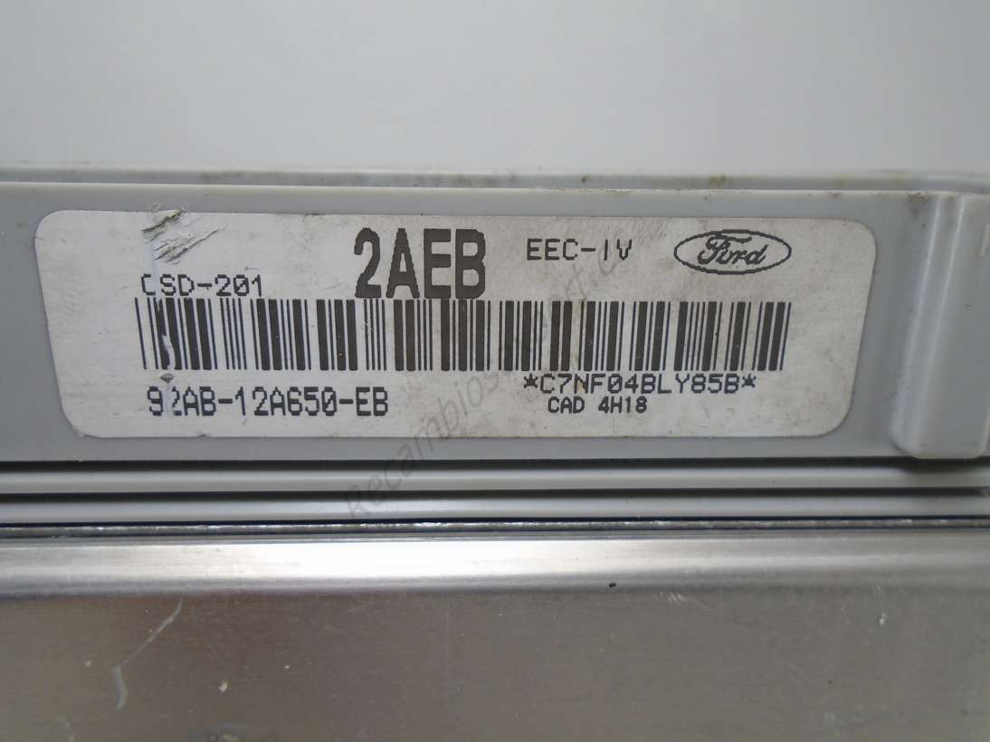 Centralita motor FORD 92AB-12A650-EB 92AB 12A650 EB 92AB12A650EB CSD-201 CSD 201 CSD201 2AEB - foto 2
