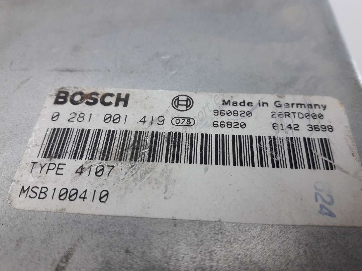 Centralita motor Honda accord rover 200 bosch 0 281 001 419 0281001419 msb100410 type 4107 - foto 2