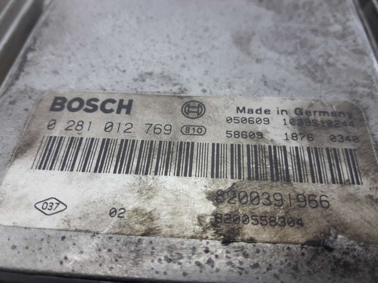 Centralita motor Renault Scenic Megane Laguna 8200391966 8200558304 BOSCH 0281012769 0 281 012 769 - foto 2