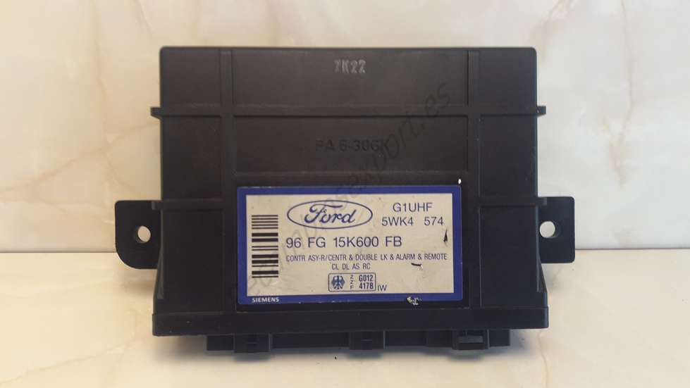 Control Confort Modulo Ecu Ford Puma 96FG15K600FB 96 FG 15K600 FB 5WK4 574 - foto 1