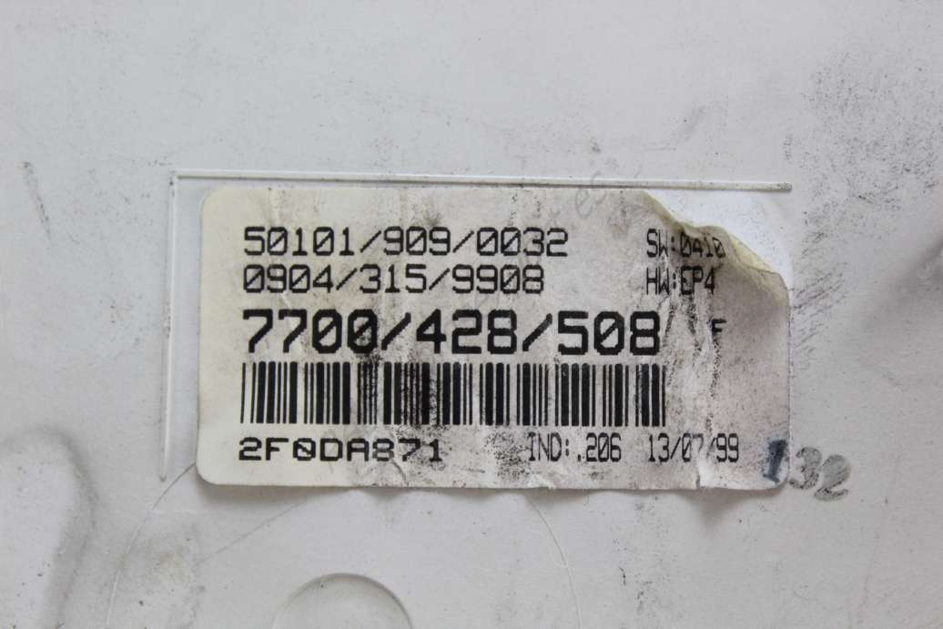 Cuadro de instrumentos Renault Clio 7700/428/508 7700428508 50101/909/0032 501019090032 0904/315/9908 09043159908 2F0DA871 - foto 2