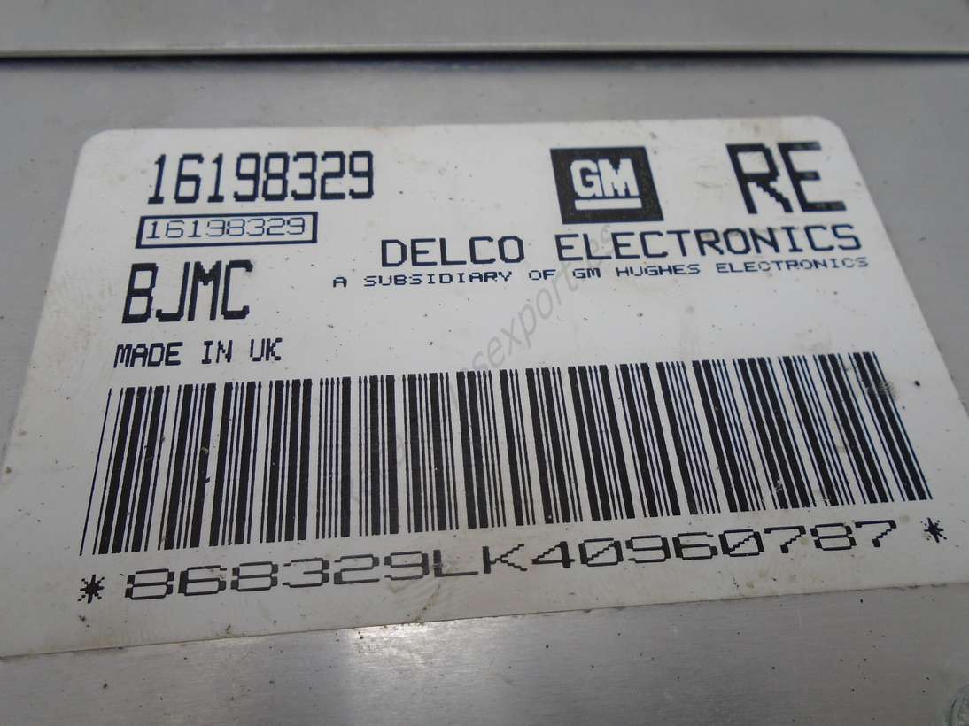 ECU Motor Opel KADETT 16198329GM 16198329 GM RE BJMC DELCO ELECTRONICS - foto 2