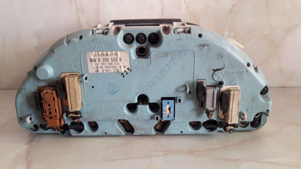 Kombiinstrument BMW E32 62118350530 621 1-8 350 530 83505249 8 350 524 9 - foto 4
