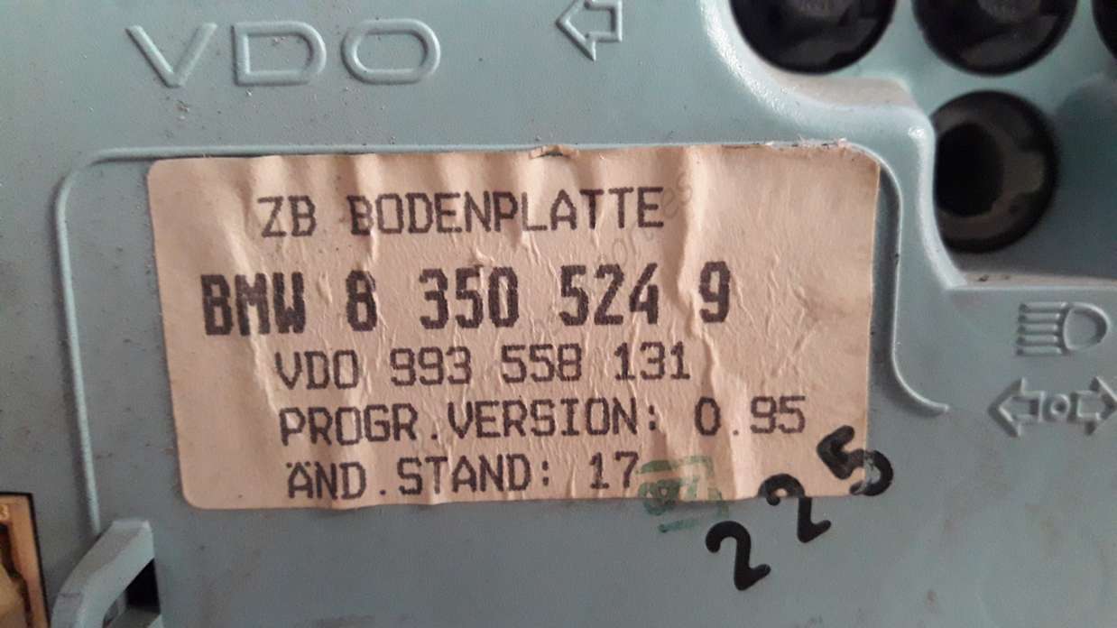 Kombiinstrument BMW E32 62118350530 621 1-8 350 530 83505249 8 350 524 9 - foto 2