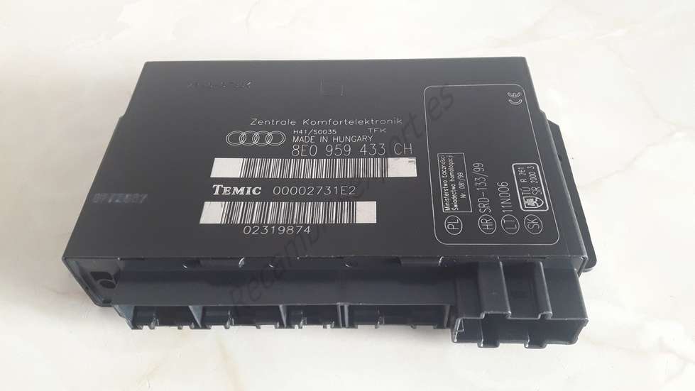 Komfortsteuergerät Audi A4 8E0959433CH 8E0 959 433 CH TEMIC 00002731E2 - foto 1