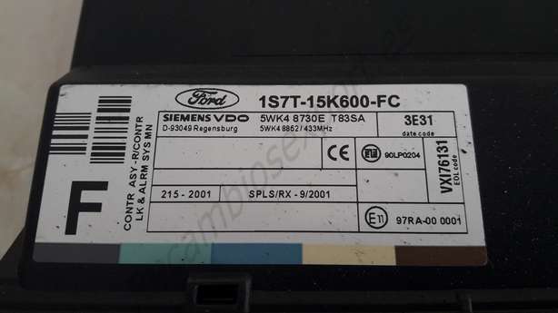 Komfortsteuergerät Ford Focus 1S7T15K600FC 1S7T-15K600-FC 5WK48730E 5WK4 8730E - foto 2