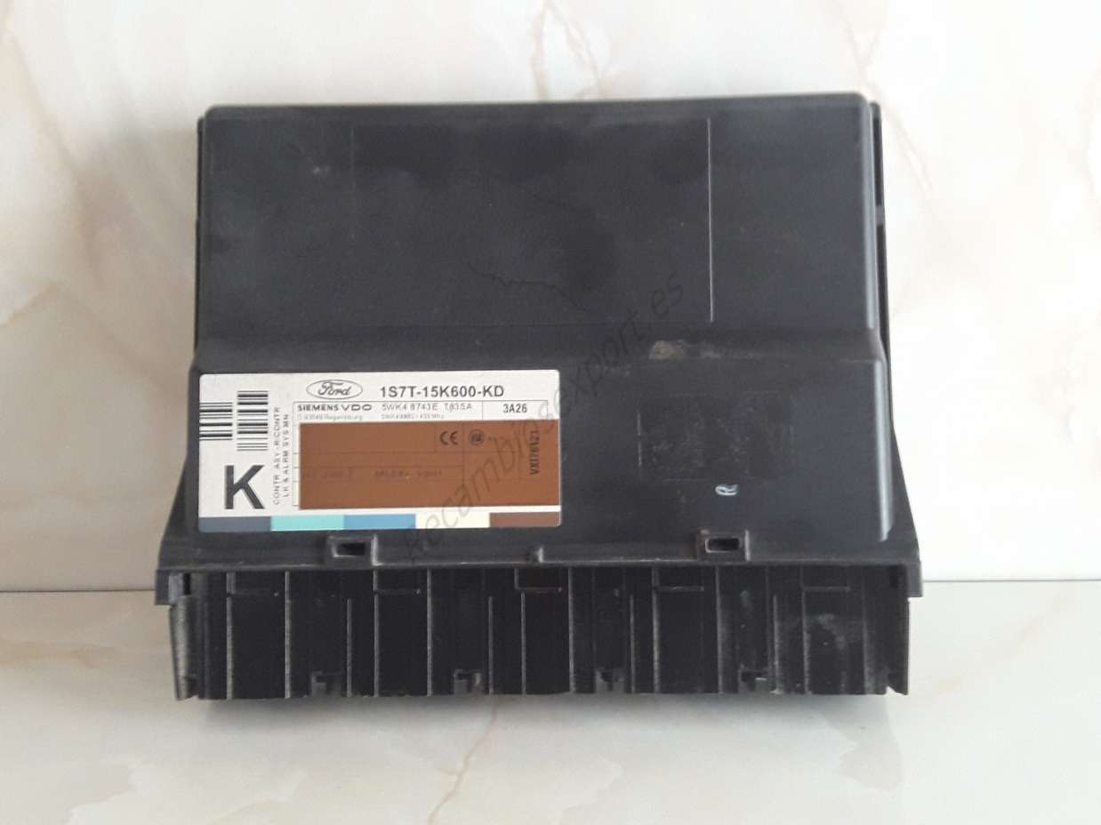 Komfortsteuergerät Ford Mondeo 1S7T15K600KD 1S7T-15K600-KD SIEMENS 5WK48743E - foto 1