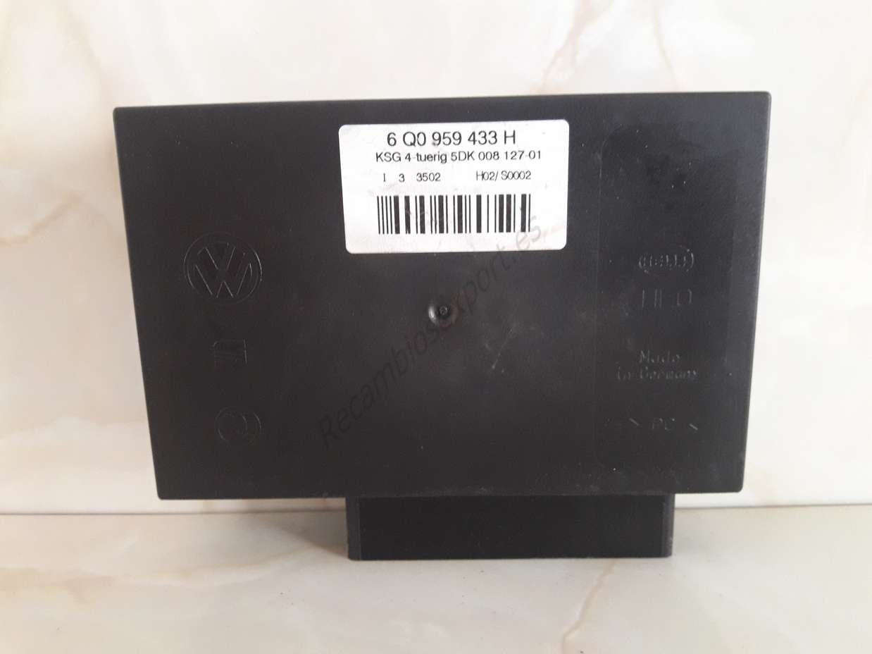 Komfortsteuergerät VW Audi Seat Skoda 6Q0959433H 6Q0 959 433 H 5DK00812701 5DK 008 127-01 - foto 1