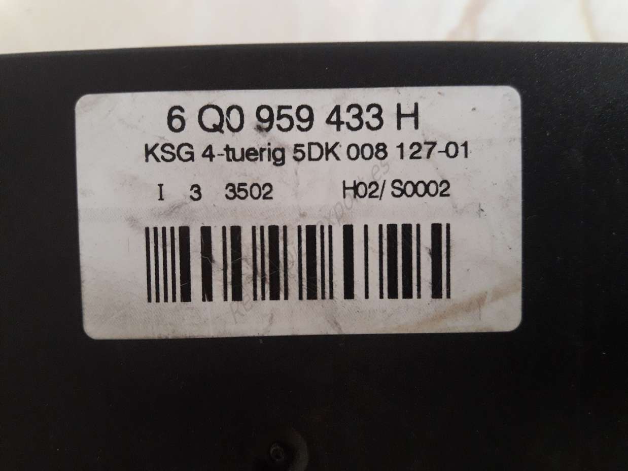 Komfortsteuergerät VW Audi Seat Skoda 6Q0959433H 6Q0 959 433 H 5DK00812701 5DK 008 127-01 - foto 2