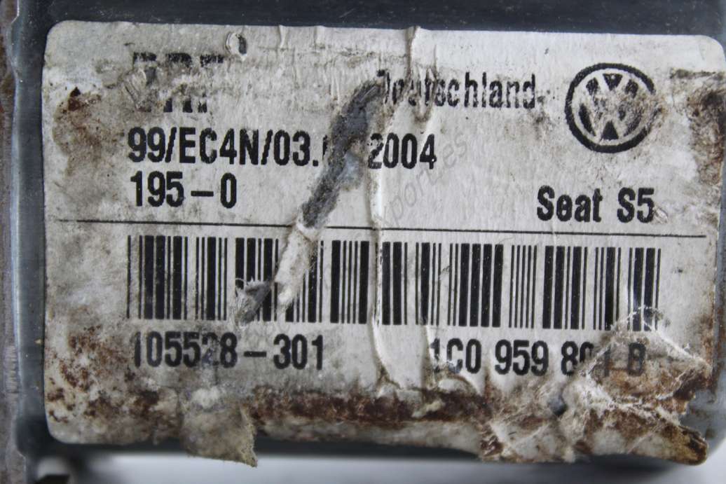 Motor de elvalunas Seat Leon Toledo Srella Volkswagen Golf 1C0959801B 1C0 959 801 B 9776105402301 F005S00061 F005 S0 0061 - foto 2