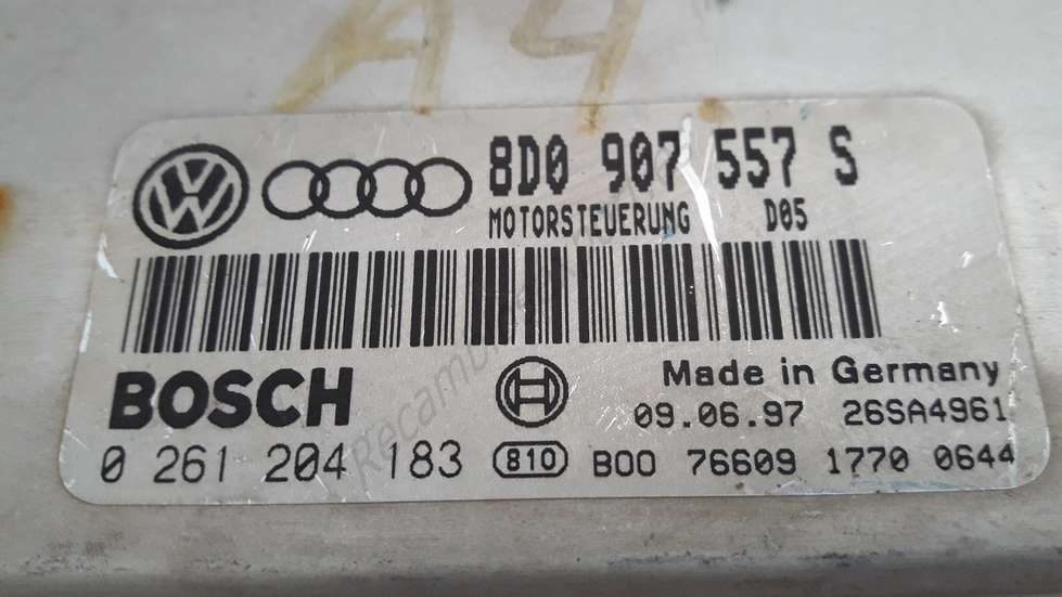 Motorsteuergerät Audi A3 06A906019E 06A 906 019 E SIEMENS 5WP432403 5WP4 324 03 - foto 2