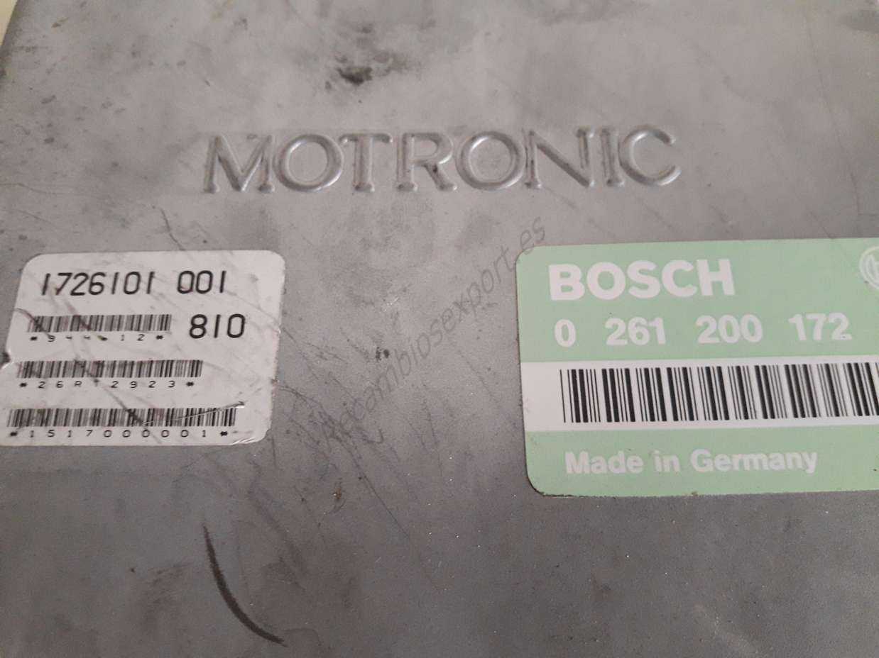 Motorsteuergerät BMW E34 1726101001 1726101 001 BOSCH 0261200172 0 261 200 172 - foto 2