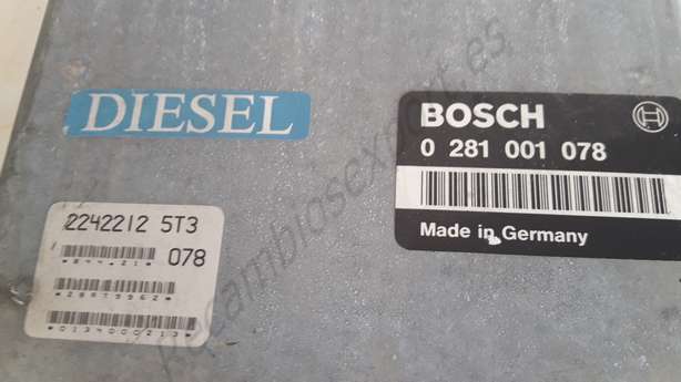 Motorsteuergerät BMW E34 2242212 BOSCH 0281001078 0 281 001 078 - foto 2