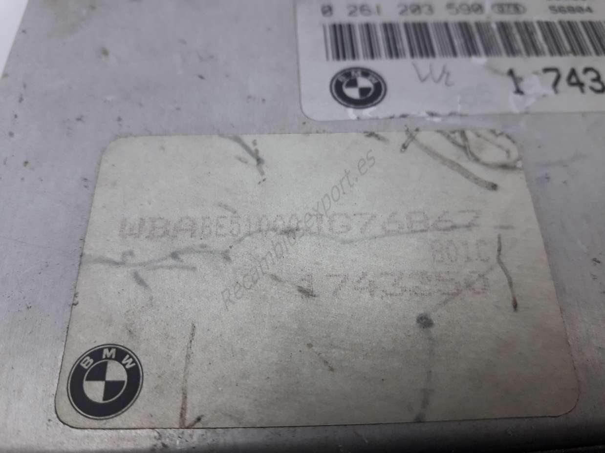 Centralita del motor BMW E36 1743250 1743250001 1 743 250 001 BOSCH 0261203590 - foto 2
