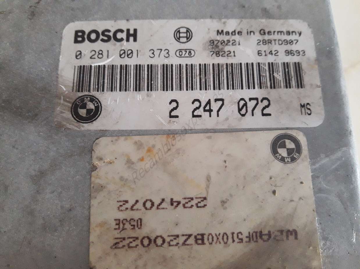 Motorsteuergerät BMW E39 2247072 2 247 072 BOSCH 0281001373 0 281 001 373 - foto 2