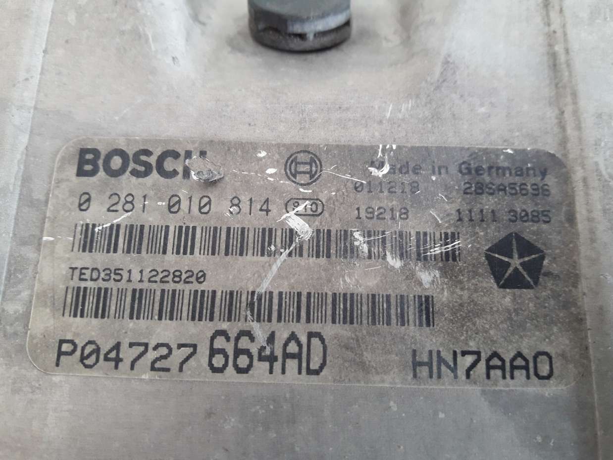 Motorsteuergerät Chrysler Voyager P04727664AD BOSCH 0281010814 0 281 010 814 - foto 2