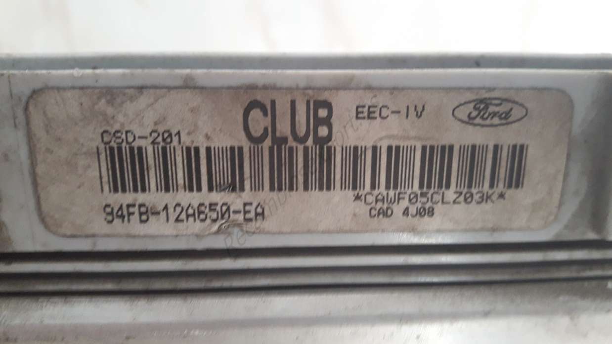 Motorsteuergerät Ford Fiesta 94FB12A650EA 94FB-12A650-EA CLUB - foto 2