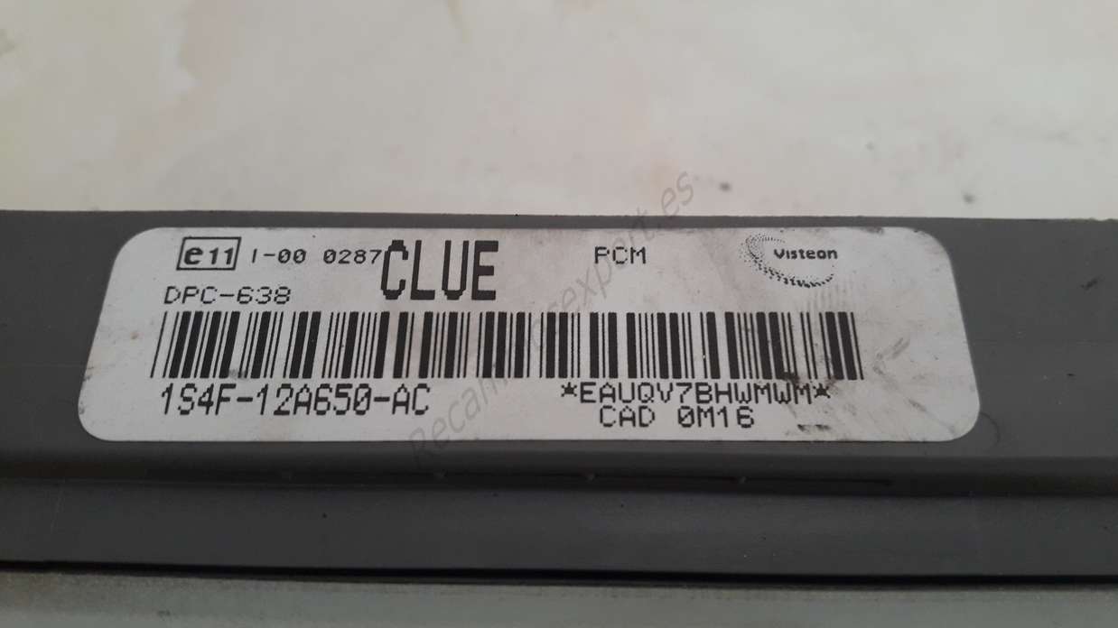 Centralita del motor Ford Focus 1S4F12A650AC 1S4F-12A650-AC CLUE - foto 2