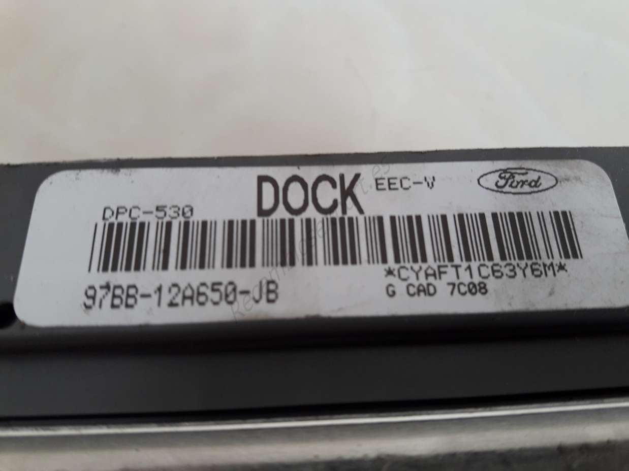 Motorsteuergerät Ford Mondeo 97BB-12A650-JB 97BB12A650JB DOCK - foto 2