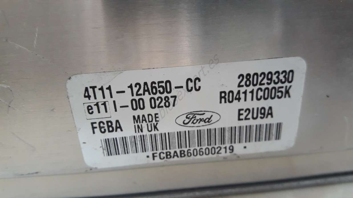 Motorsteuergerät Ford Tourneo Transit Connect 4T1112A650CC R0411C005K - foto 2