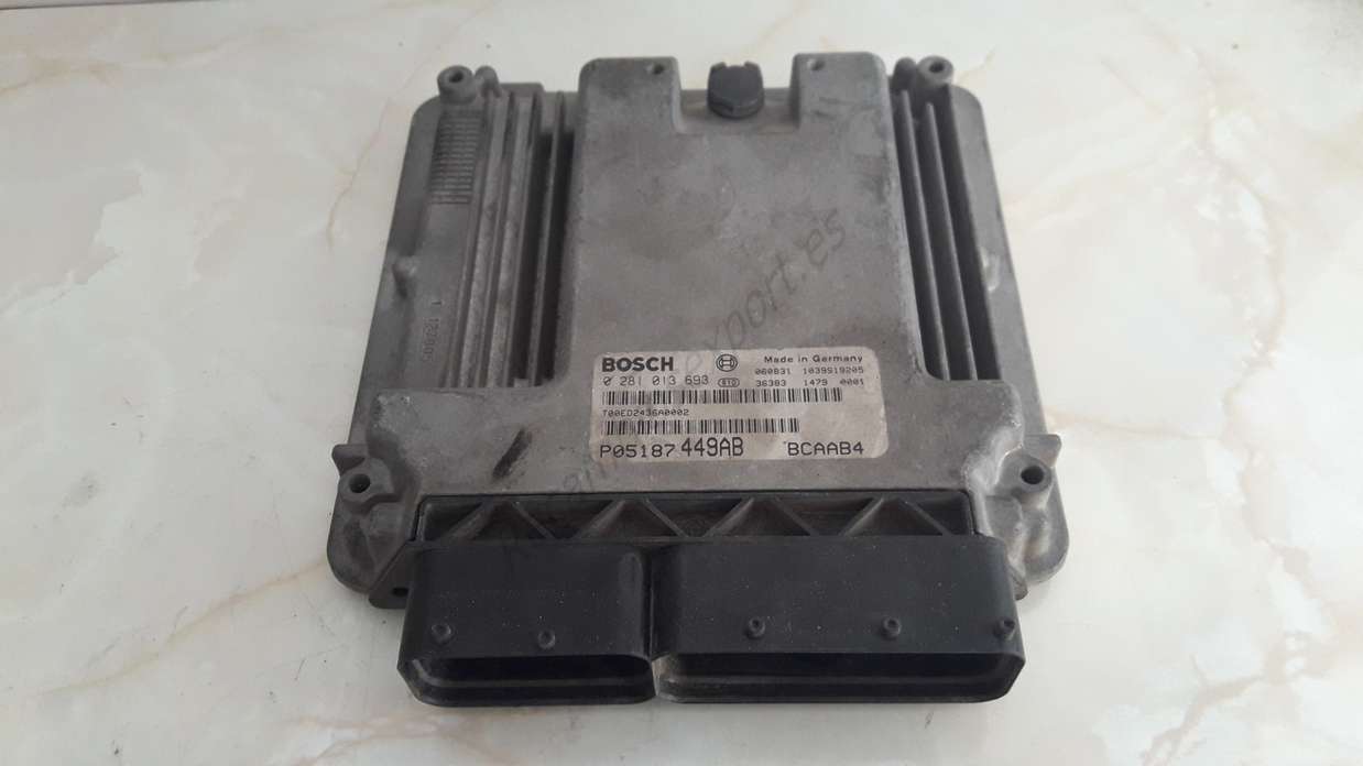 Motorsteuergerät Jeep Chrysler Dodge 0281013693 0 281 013 693 P05187449AB BCAAB4 - foto 1