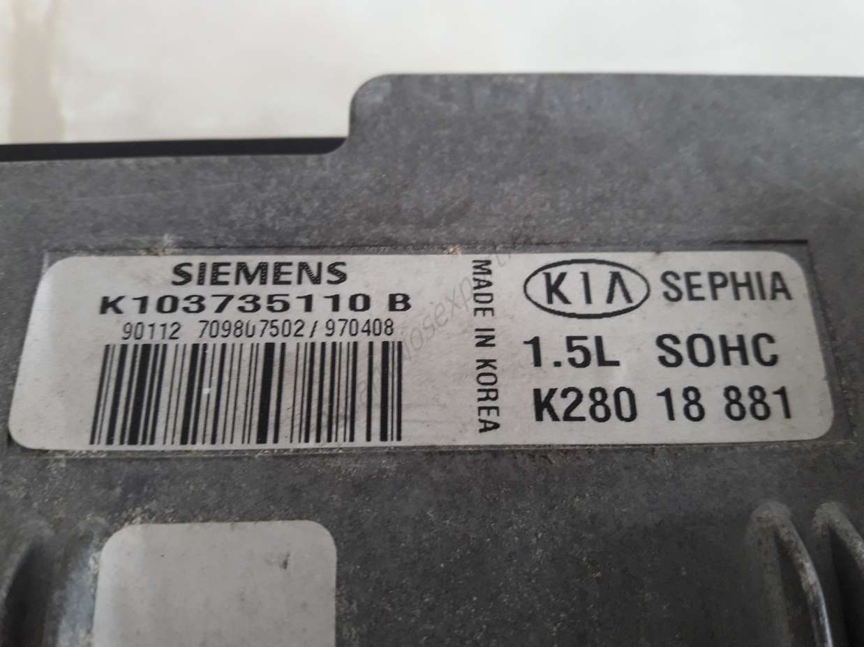 Motorsteuergerät Kia Sephia K28018881 K280 18 881 K103735110B K103735110 B - foto 2