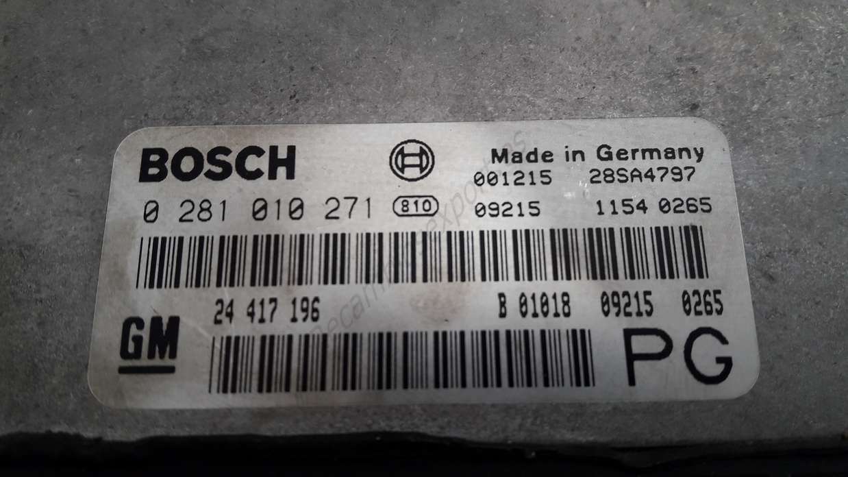 Motorsteuergerät Opel Vectra 24417196 24 417 196 24417196PG BOSCH 0281010271 - foto 2
